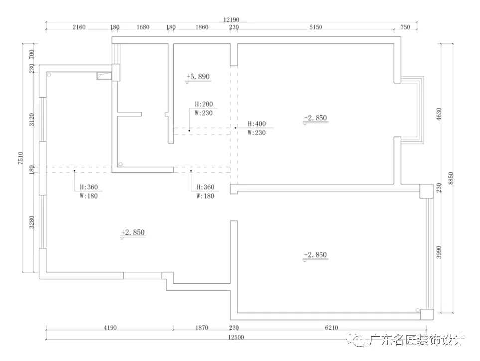 裝修案例新中式風(fēng)格別墅裝修效果圖-首層平面圖